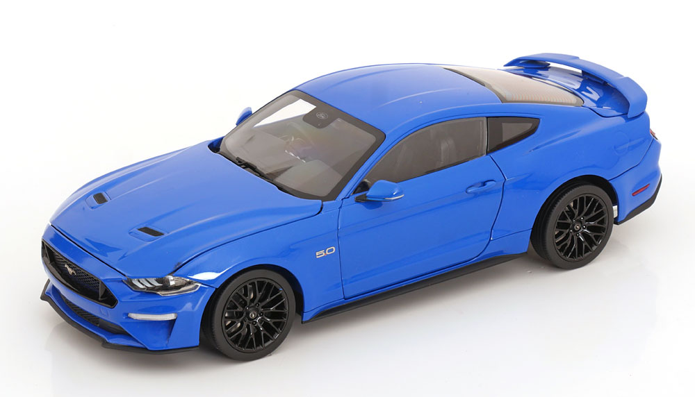 FORD MUSTANG GT WITH WIDE BODY KIT 2019 BLUE METALLIC