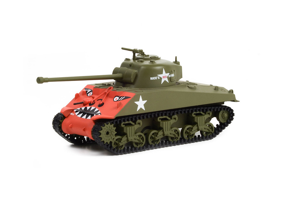 ТАНК M4 SHERMAN U.S. ARMY KOREAN WAR 1952 / ТАНК M4 SHERMAN АРМИЯ США КОРЕЙСКАЯ ВОЙНА 1952 (ДЛИНА МОДЕЛИ 6-10 СМ)