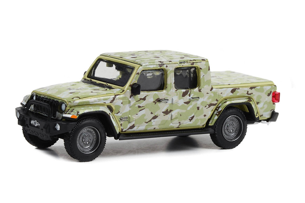 JEEP GLADIATOR 4Х4 U.S.ARMY MILITARY 2022 SPEC CAMOUFLAGE (ДЛИНА МОДЕЛИ 6-10 СМ)