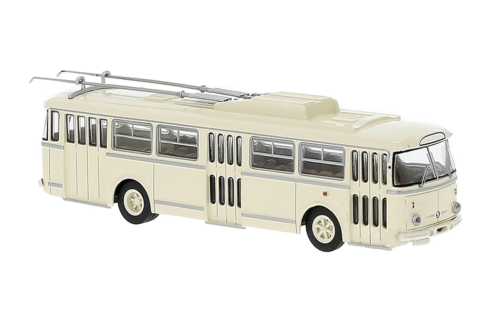 SKODA 9 TR 1962, LIGHT BEIGE (ДЛИНА МОДЕЛИ 3-5 СМ)