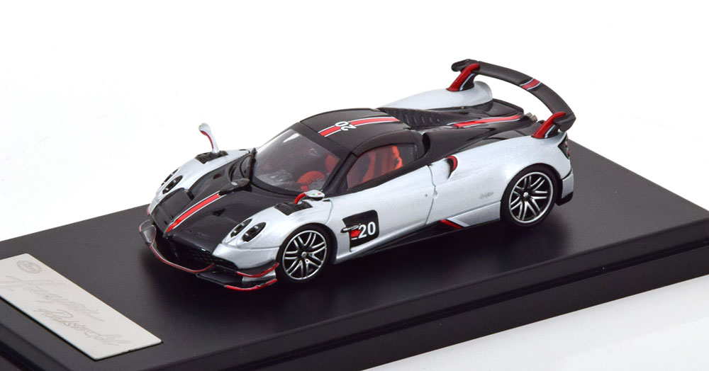 PAGANI HUAYRA ROADSTER BC SILVER CARBON (ДЛИНА МОДЕЛИ 6-10 СМ)