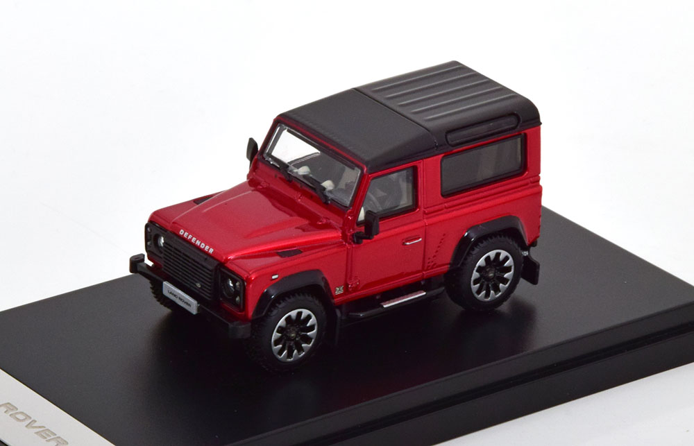 LAND ROVER DEFENDER 90 WORKS V8 2018 REDMETALLIC BLACK (ДЛИНА МОДЕЛИ 6-10 СМ)