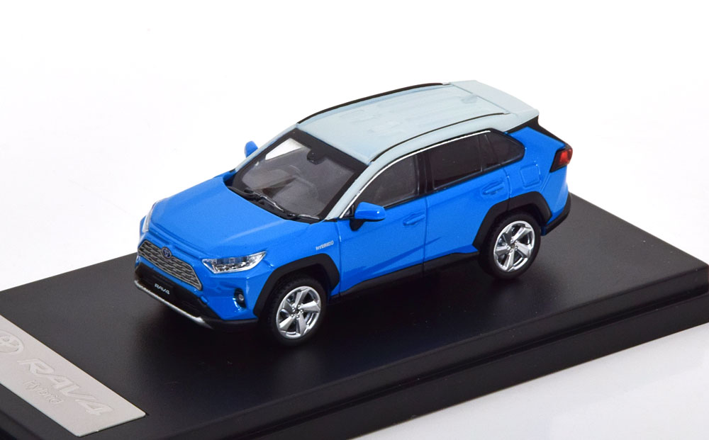TOYOTA RAV4 HYBRID BLUE GREY (ДЛИНА МОДЕЛИ 6-10 СМ)