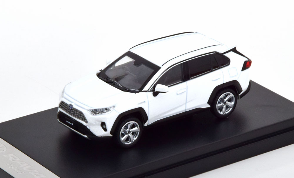 TOYOTA RAV4 HYBRID WHITE (ДЛИНА МОДЕЛИ 6-10 СМ)