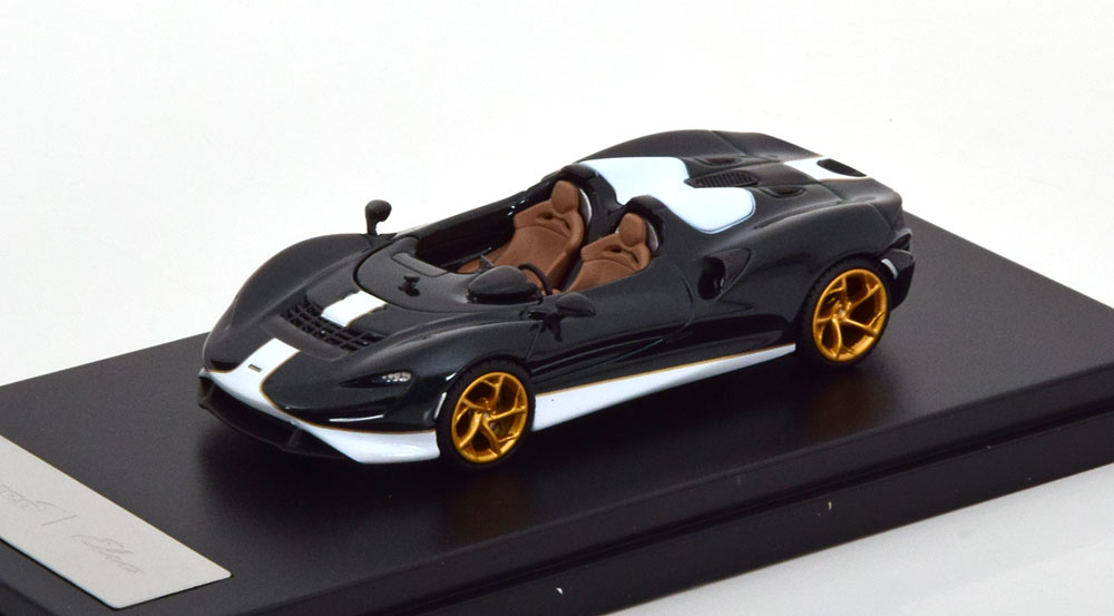 MCLAREN ELVA DARKGREEN-METALLIC WHITE (ДЛИНА МОДЕЛИ 6-10 СМ)