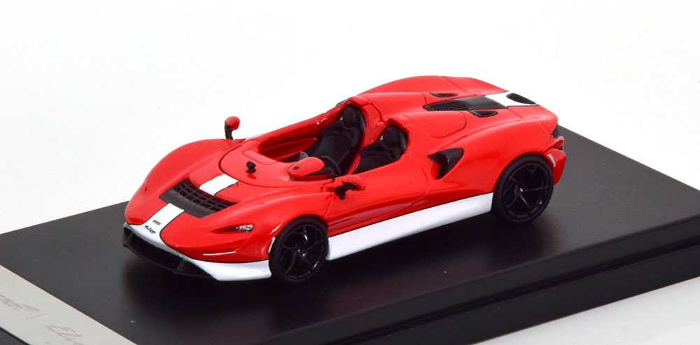 MCLAREN ELVA RED WHITE (ДЛИНА МОДЕЛИ 6-10 СМ)