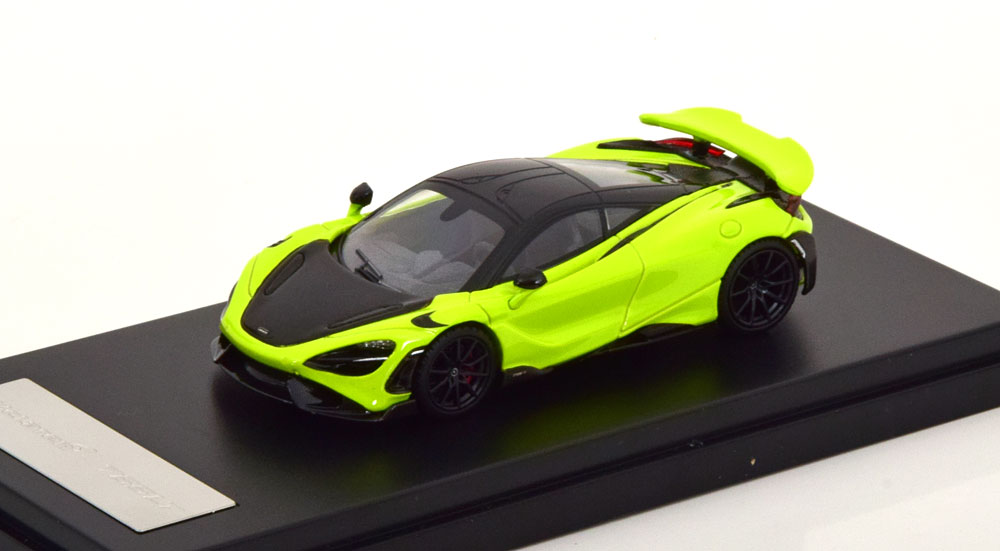 MCLAREN 765LT LIGHTYELLOW BLACK (ДЛИНА МОДЕЛИ 6-10 СМ)