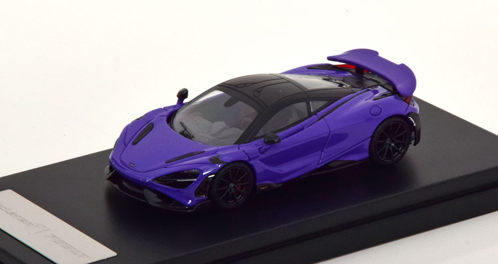 MCLAREN 765LT PURPLE BLACK (ДЛИНА МОДЕЛИ 6-10 СМ)