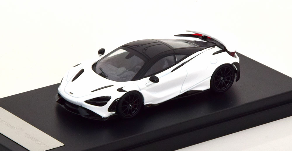 MCLAREN 765LT WHITE BLACK (ДЛИНА МОДЕЛИ 6-10 СМ)