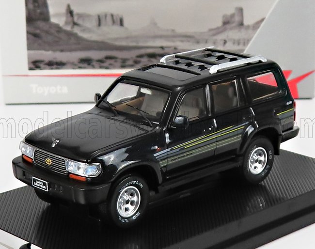 TOYOTA LAND CRUISER J8 1990, BLACK (ДЛИНА МОДЕЛИ 6-10 СМ)