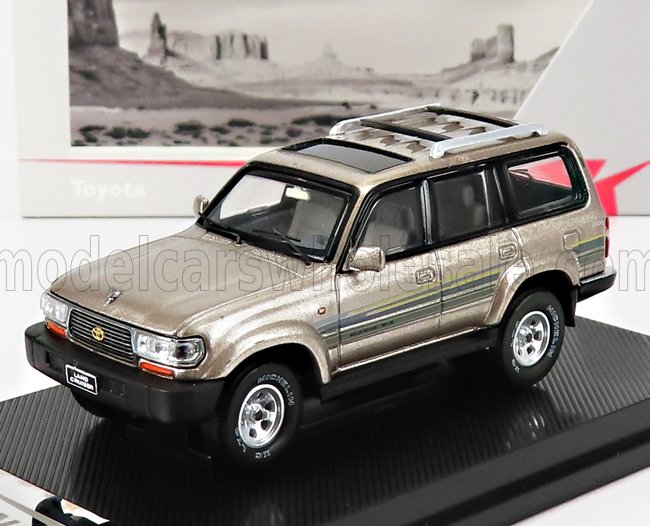 TOYOTA LAND CRUISER J8 1990, GOLD (ДЛИНА МОДЕЛИ 6-10 СМ)