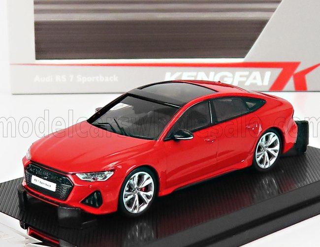 AUDI A7 RS7 SPORTBACK 2020, RED (ДЛИНА МОДЕЛИ 6-10 СМ)