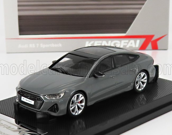 AUDI A7 RS7 SPORTBACK 2020, MATT GREY (ДЛИНА МОДЕЛИ 6-10 СМ)