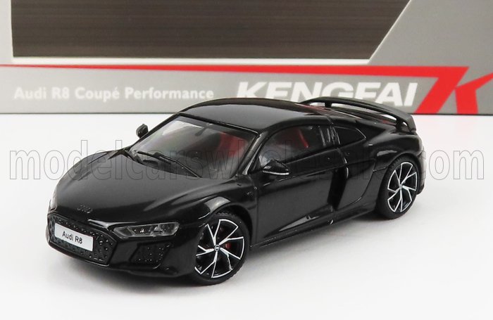 AUDI R8 COUPE PERFORMANCE 2021, BLACK (ДЛИНА МОДЕЛИ 6-10 СМ)