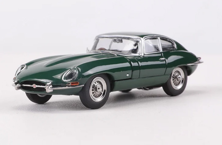 JAGUAR E-TYPE HARDTOP 1961, GREEN (ДЛИНА МОДЕЛИ 6-10 СМ)