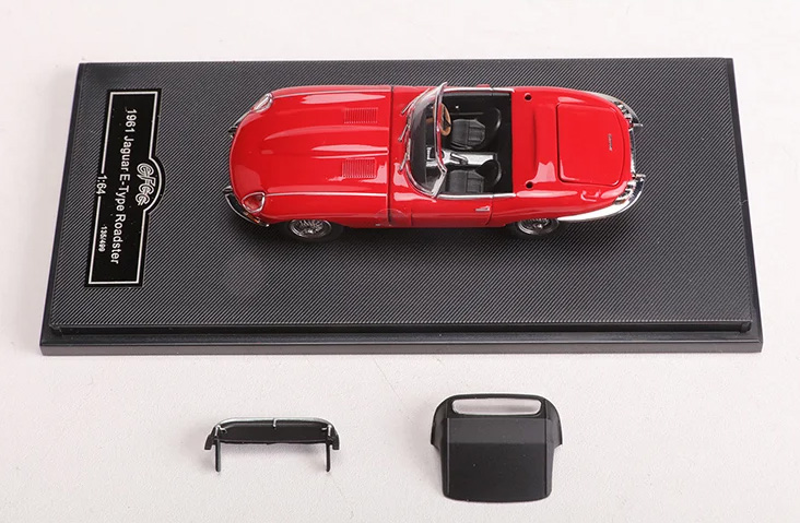 JAGUAR E-TYPE ROADSTER 1961, RED (ДЛИНА МОДЕЛИ 6-10 СМ)