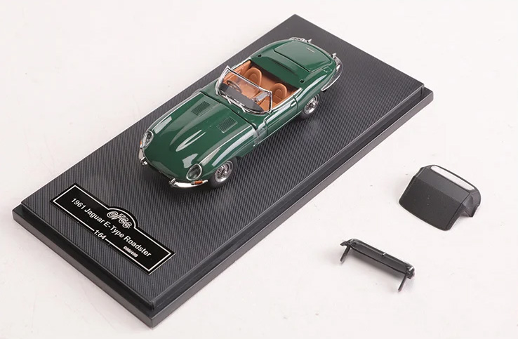 JAGUAR E-TYPE ROADSTER 1961, GREEN (ДЛИНА МОДЕЛИ 6-10 СМ)
