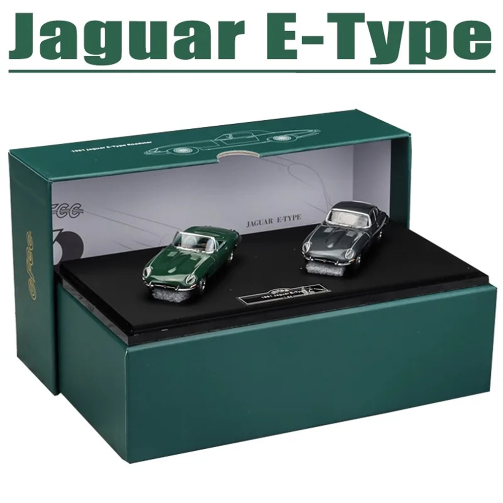 JAGUAR E-TYPE HARDTOP & ROADSTER 1961 SET (ДЛИНА МОДЕЛИ 6-10 СМ)