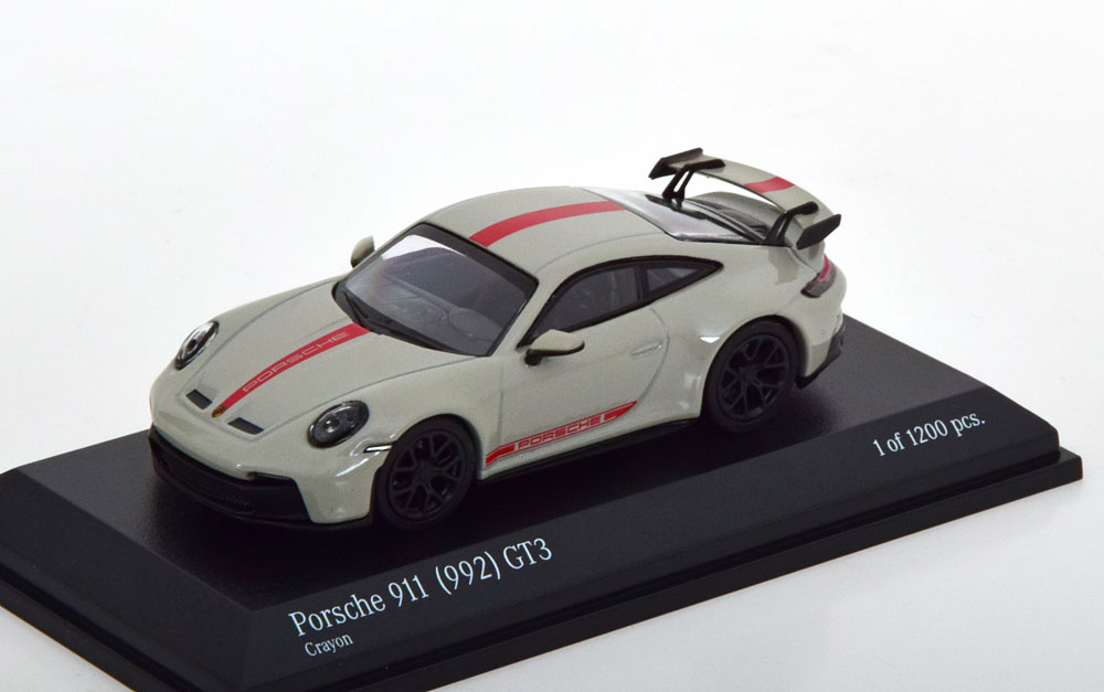 PORSCHE 911 (992) GT3 2021 GREY RED (ДЛИНА МОДЕЛИ 6-10 СМ)