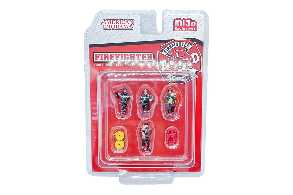 FIGURINES MIJO FIGURES FIREFIGHTERS SET (ДЛИНА МОДЕЛИ 6-10 СМ)