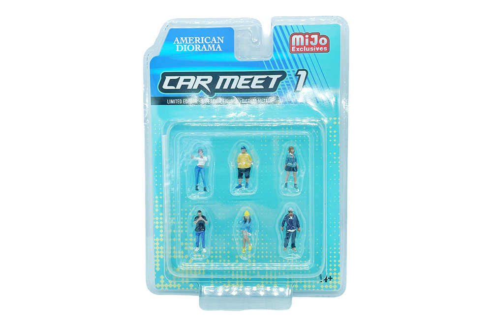 FIGURINES MIJO FIGURES CAR MEET 1 SET (ДЛИНА МОДЕЛИ 6-10 СМ)