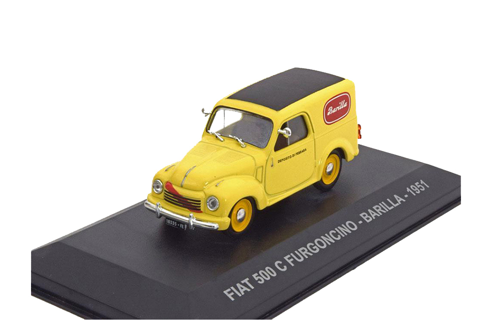 FIAT 500 C FURGONCINO BARILLA 1951 YELLOW