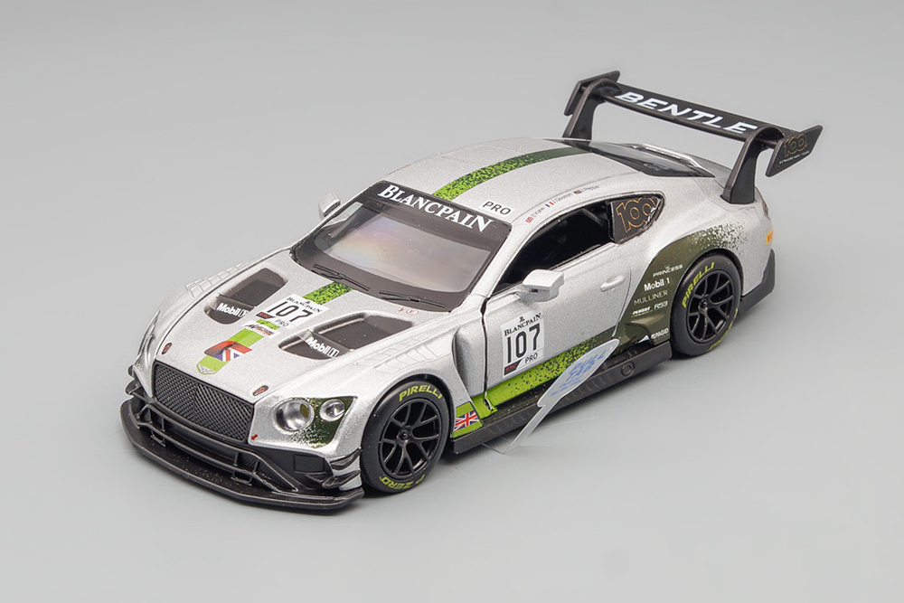 BENTLEY CONTINENTAL GT3 #107 S.KANE, J.GOUNON, J.PEPPER, SILVER