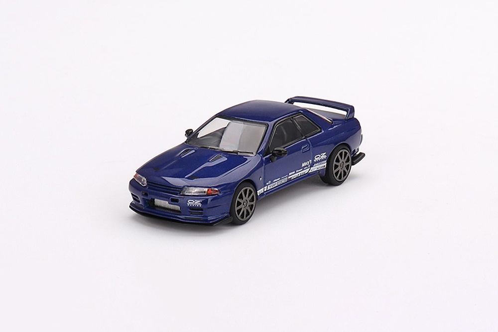NISSAN SKYLINE GT-R TOP SECRET BLUE (ДЛИНА МОДЕЛИ 6-10 СМ)