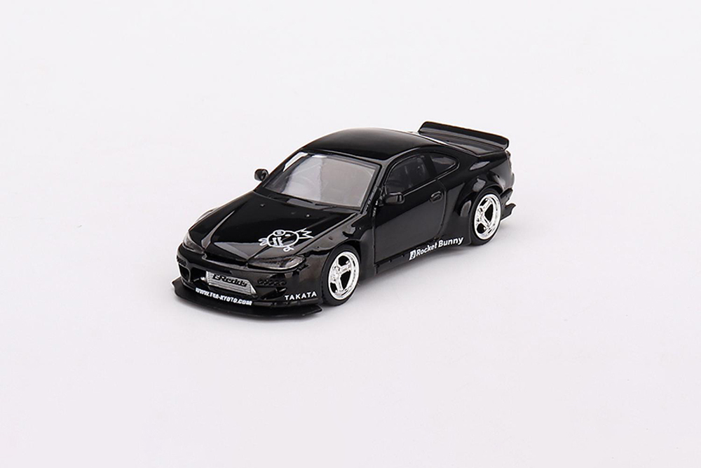 NISSAN SILVIA (S15) ROCKET BUNNY BLACK PEARL (ДЛИНА МОДЕЛИ 6-10 СМ)