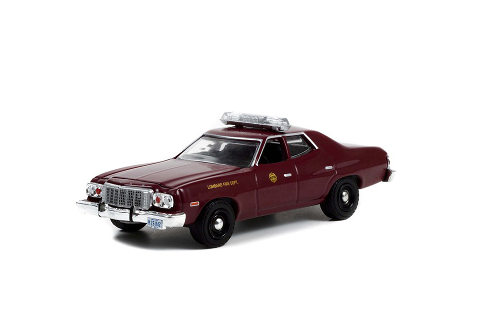 FORD TORINO LOMBARD FIRE DEPARTMENT ILLINOIS 1976 (ДЛИНА МОДЕЛИ 6-10 СМ)