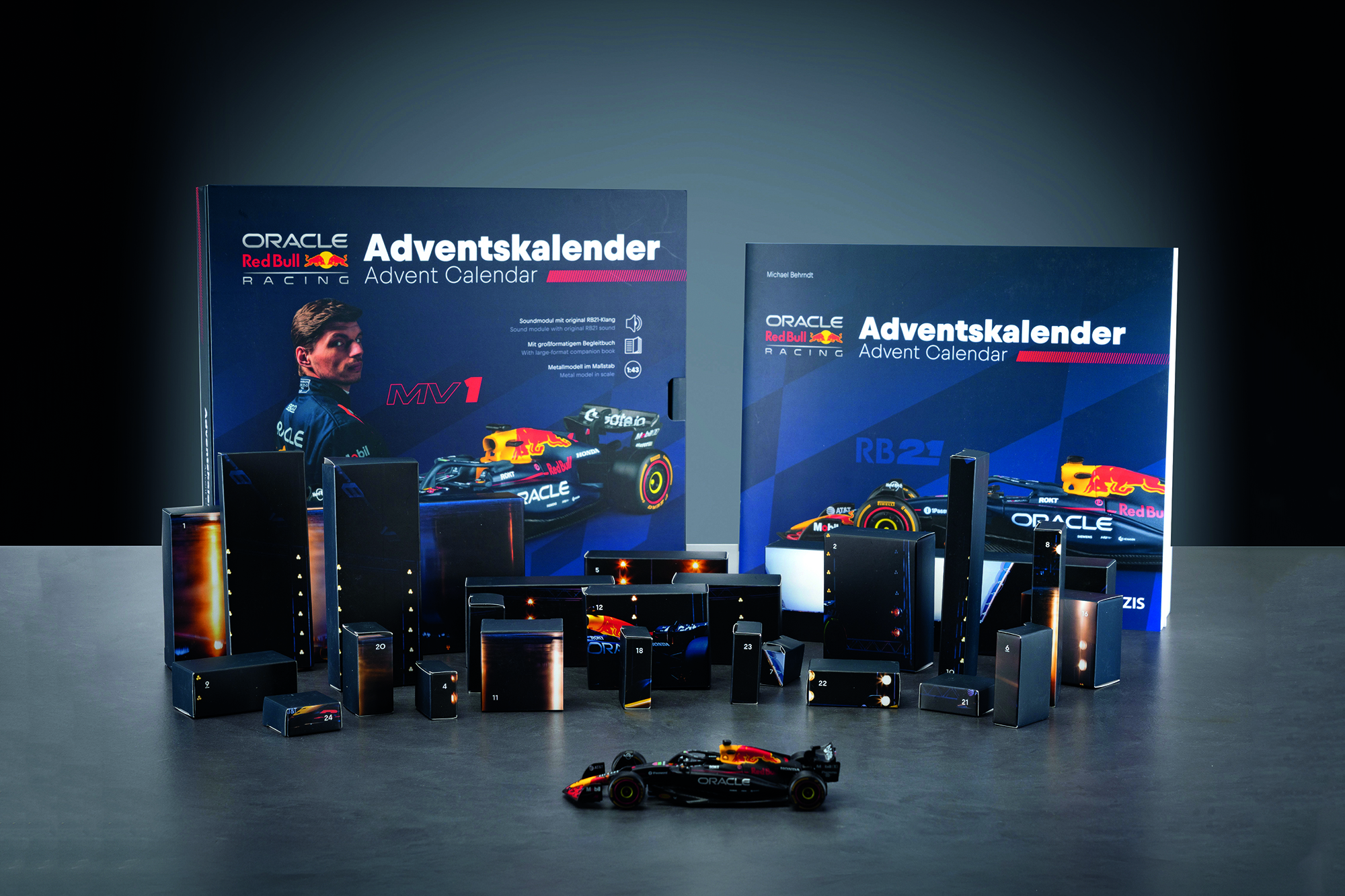 MAX VERSTAPPEN ORACLE RED BULL RACING ADVENT CALENDAR / АДВЕНТ-КАЛЕНДАРЬ С БОЛИДОМ РЕД БУЛЛ ФОРМУЛЫ-1 МАКСА ФЕРСТАППЕНА