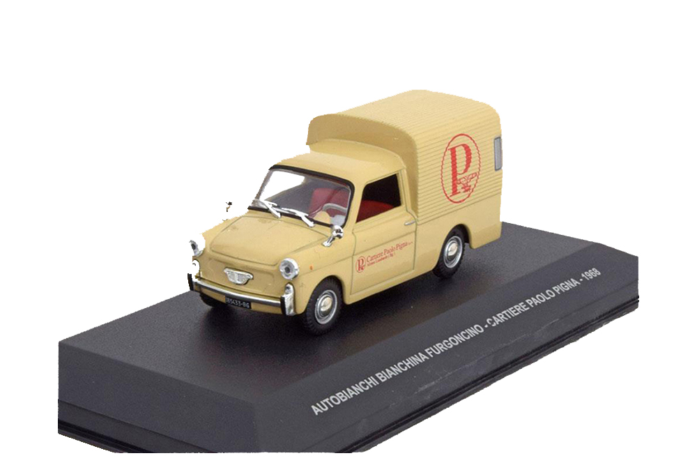 AUTOBIANCHI BIANCHINA FURGONCINO PAOLO PIGNA 1968 CREME