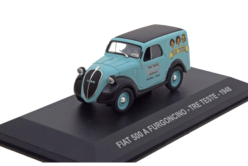 FIAT 500 A FURGONCINO TRE TESTE 1948 LIGHTBLUE BLACK