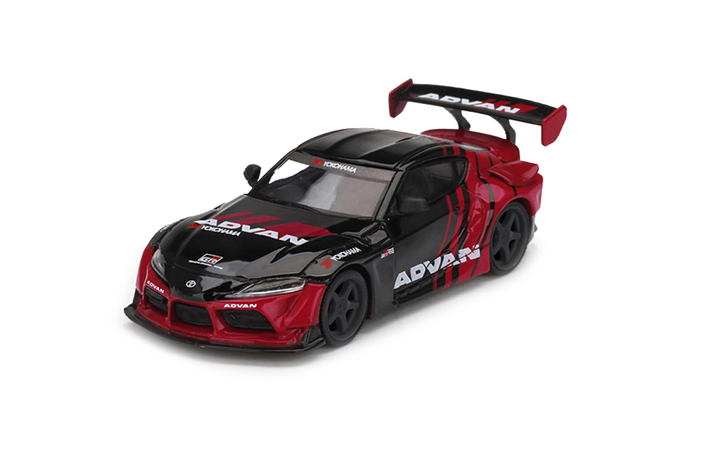 TOYOTA GR SUPRA ADVAN BLACK (ДЛИНА МОДЕЛИ 6-10 СМ)