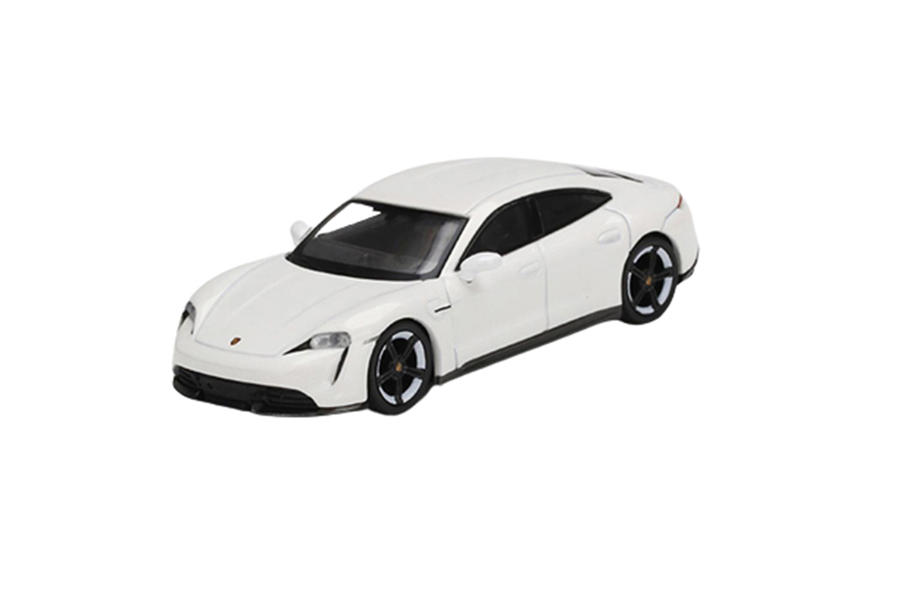 PORSCHE TAYCAN TURBO S 2022 WHITE / ПОРШЕ ТАЙКАН ТУРБО S 2022 БЕЛЫЙ (ДЛИНА МОДЕЛИ 6-10 СМ)