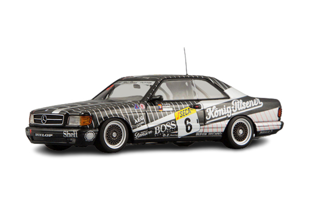 MERCEDES W126 500 SEC C126 AMG #6 24H NURBURGRING 1989 BLACK