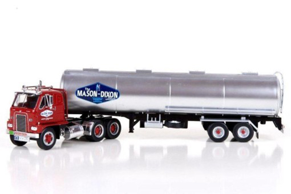 INTERNATIONAL HAVESTER DCOF 405 СЕДЕЛЬНЫЙ ТЯГАЧ С ПОЛУПРИЦЕПОМ ЦИСТЕРНОЙ MASON-DIXON / ИНТЕРНАТИОНАЛ ХАВЕСТЕР ДКОФ 405 МАСОН-ДИКСОН КРАСНЫЙ