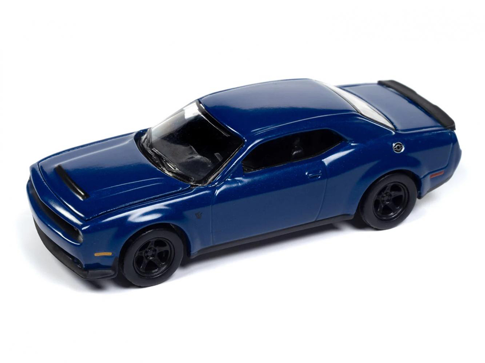 DODGE CHALLENGER SRT DEMON 2018, INDIGLO BLUE (ДЛИНА МОДЕЛИ 6-10 СМ)
