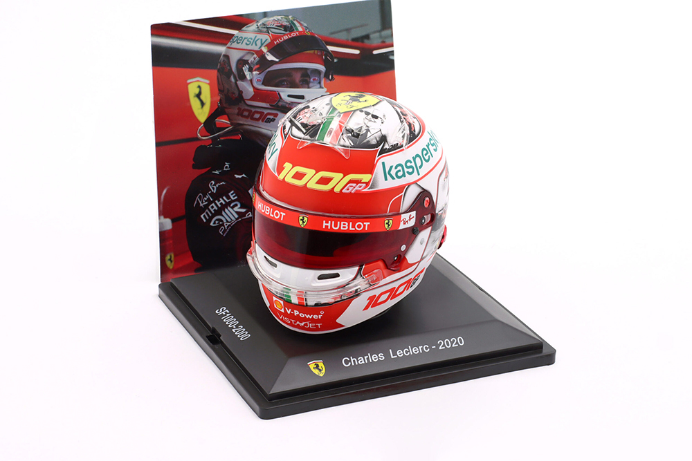 ШЛЕМ BELL CHARLES LECLERC TOSCANA GP 2020 1000TH RACE FERRARI SF1000 / ШЛЕМ ШАРЛЯ ЛЕКЛЕРА