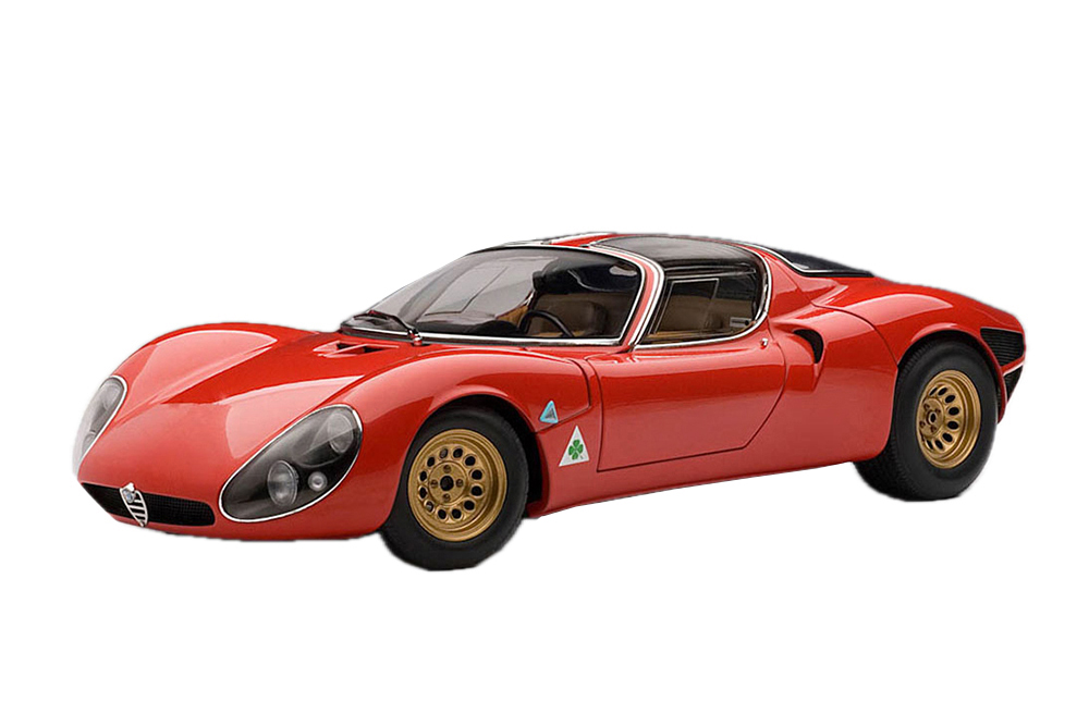 ALFA ROMEO 33 PROTOTIPO STRADALE 1967 RED / АЛЬФА РОМЕО СТРАДАЛЕ КРАСНЫЙ