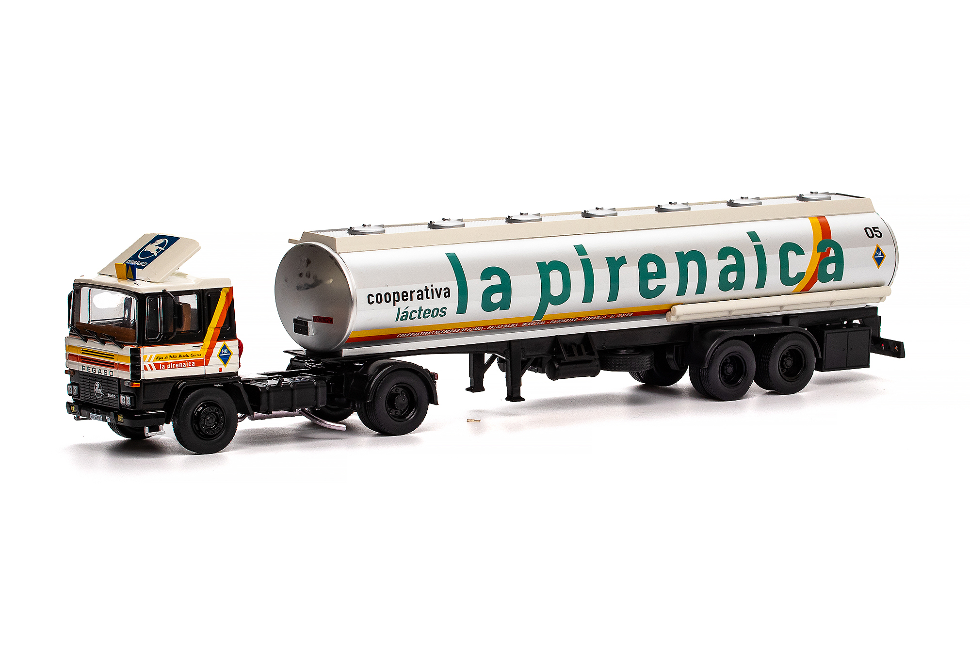 PEGASO 1231 CARA CUADRADA CITERNE LA PIRENAICA 1983 SILVER / WHITE / ПЕГАСО 1231 АВТОЦИСТЕРНА ЛА ПИРЕНАИКА 1983 СЕРЕБРИСТЫЙ С БЕЛЫМ
