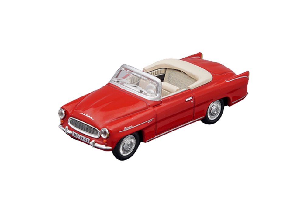 SKODA FELICIA ROADSTER 1963 CERVENA RUBINOVA RED / ШКОДА ФЕЛИЦИЯ РОДСТЕР 1963 ЧЕРВЕНА РУБИНОВА КРАСНАЯ