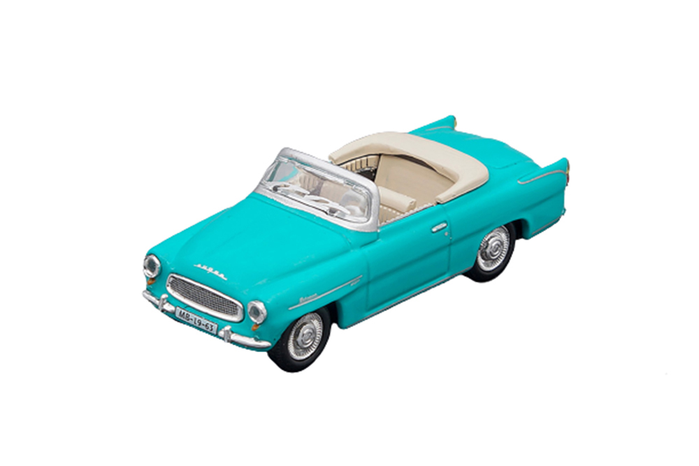 SKODA FELICIA ROADSTER 1963 TYRKYSOVA GREEN / ШКОДА ФЕЛИЦИЯ РОДСТЕР 1963 ТЫРКЫСОВА ЗЕЛЕНАЯ