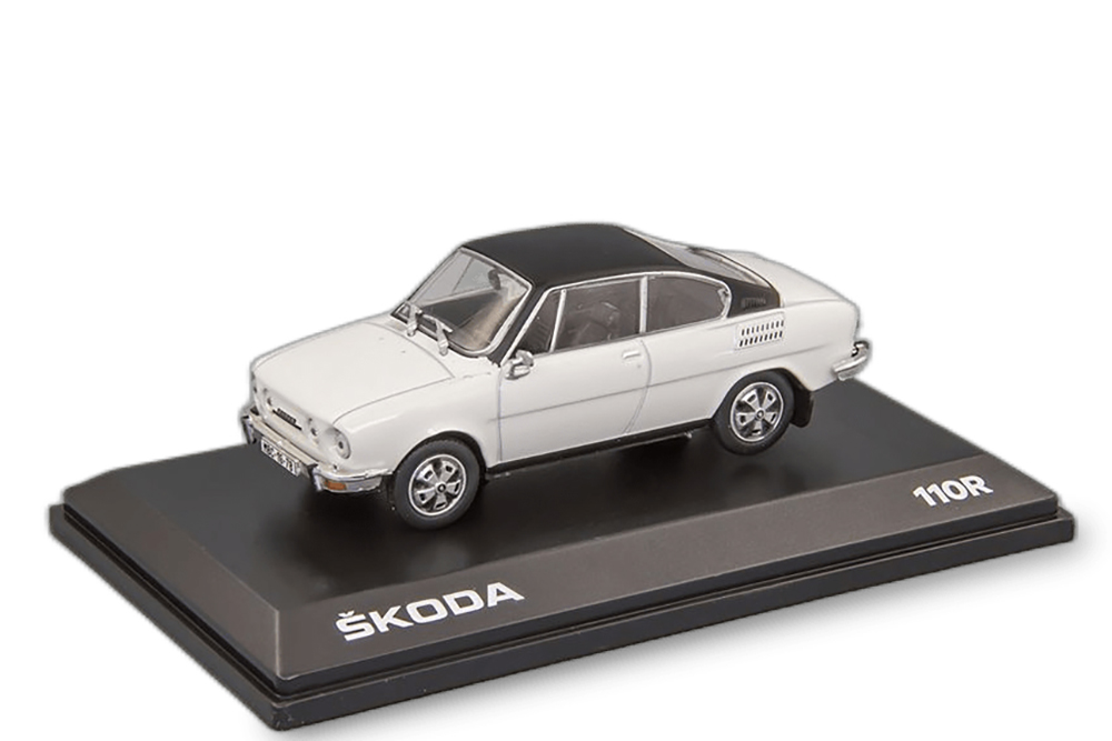 SKODA 110R COUPE (1980) GRAY WHITE
