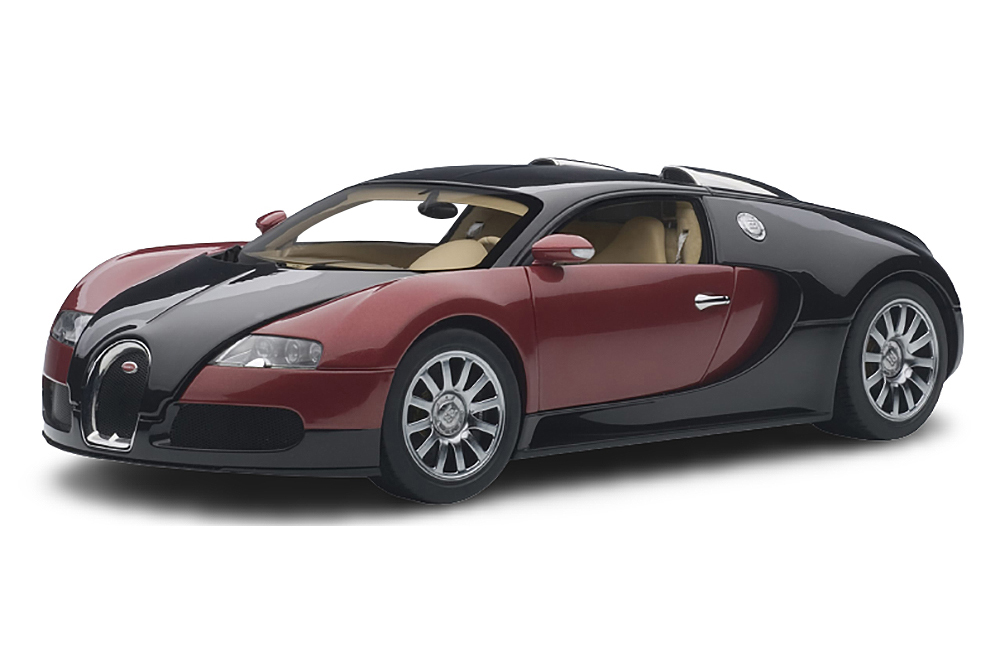 BUGATTI EB 16.4 VEYRON PRODUCTION CAR #001 BLACK/RED