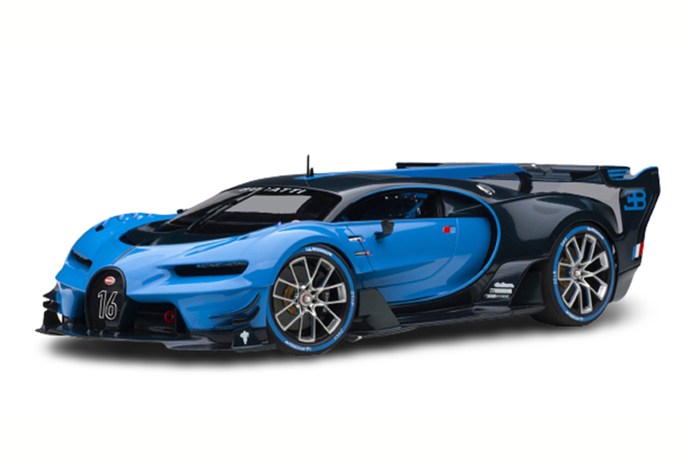 BUGATTI VISION GRAN TURISMO 2015 BLUE CARBON/BLUE