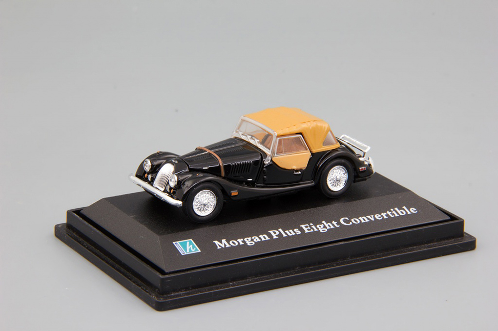 MORGAN PLUS EIGHT CONVERTIBLE, ЧЕРНЫЙ ТЕНТ ПОДНЯТ