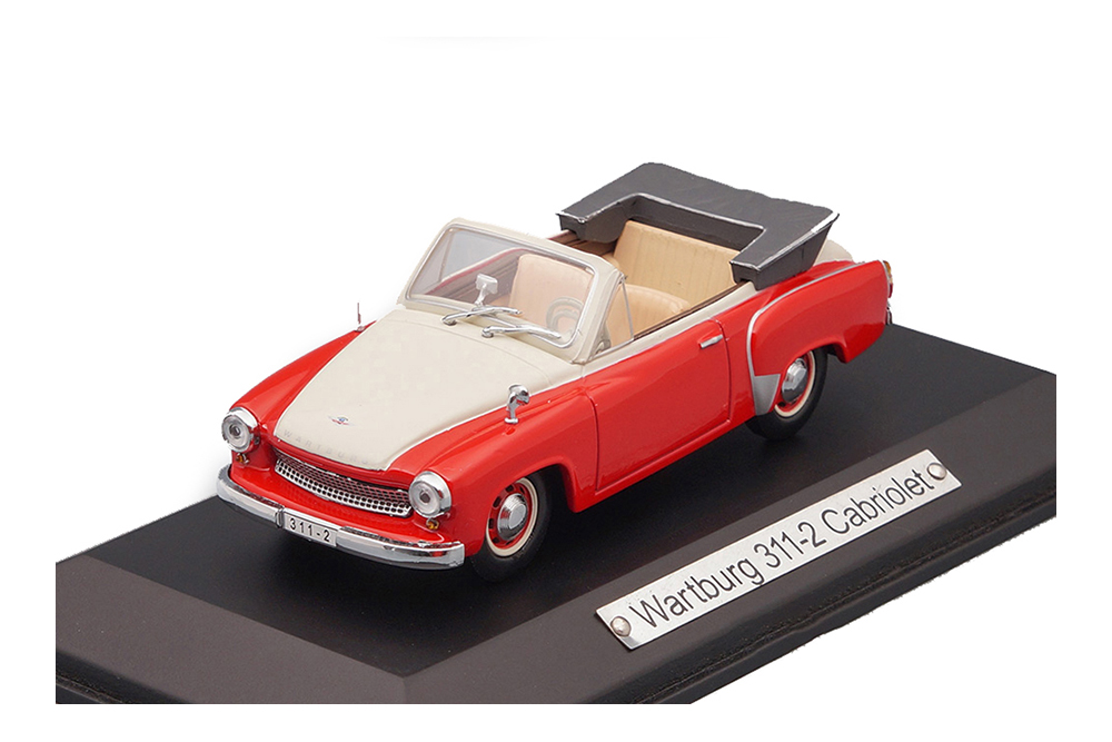 WARTBURG 311-2 CABRIOLET 1958 RED/WHITE