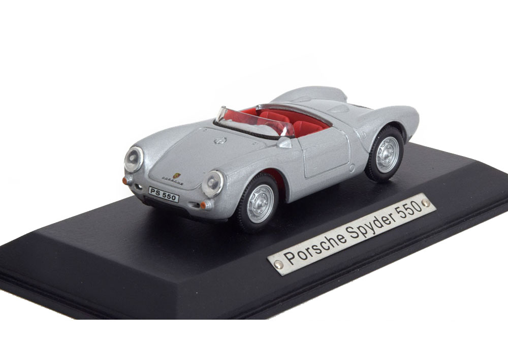 PORSCHE SPYDER 550 1953 SILVER