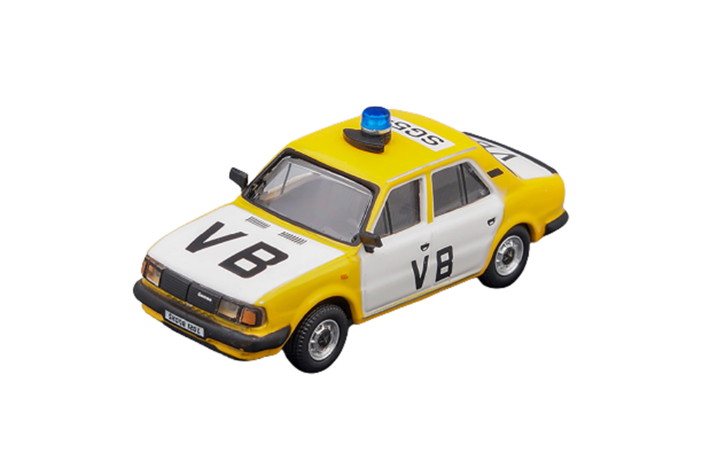 SKODA 120L 1984 VEREJNA BEZPECNOST YELLOW/EHITE / SKODA 120L 1984 ВЕРЕЙНА БЕЗСПЕЦНОСТЬ ЖЕЛТЫЙ/ЭХИТ